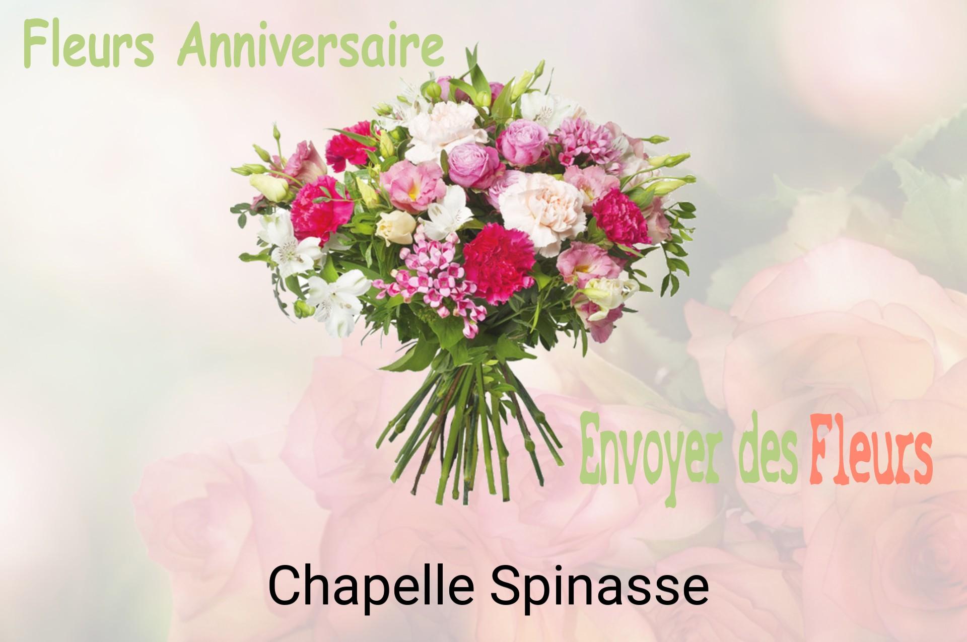 Bouquet de fleurs d’anniversaire livré à Chapelle-Spinasse